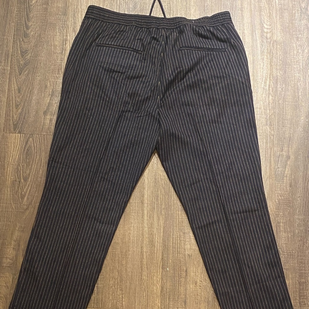 Peanut Pinstripe Jogger Pants